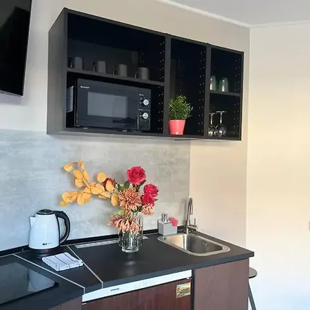 Rooftop Tiny With Shared Jacuzzi And Private Balcony Mk2 דירה